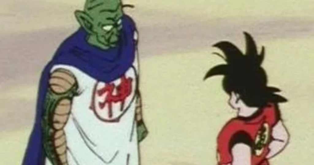 Goku training with Kami