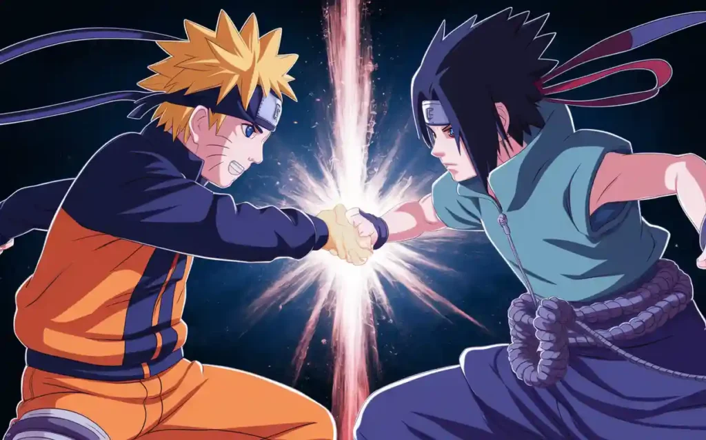 Naruto and Sasuke's Rivalry in Shippuden