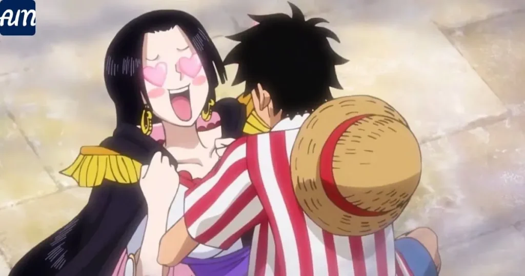 Monkey D luffy and Boa Hancock love encountered